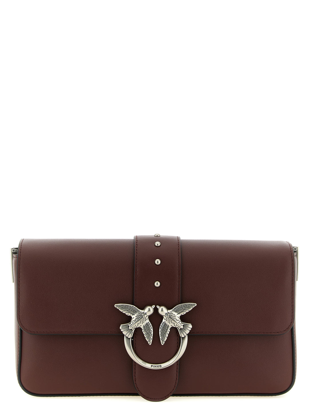 Pinko Love Slouchy Classic Shoulder Bags - Bordeaux | 98b577f9bd42192a7dccfb5e59551125cbb4adcc