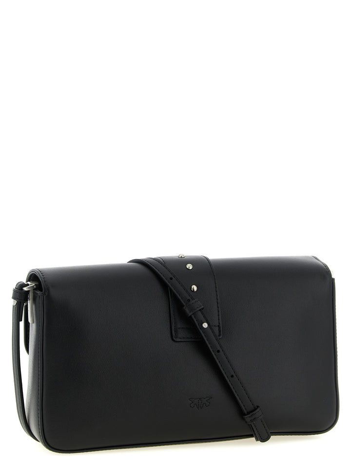 Pinko Love Slouchy Classic Shoulder Bags - Black | f8a23193aca5c8be3dd36bac245615f8e3712c72