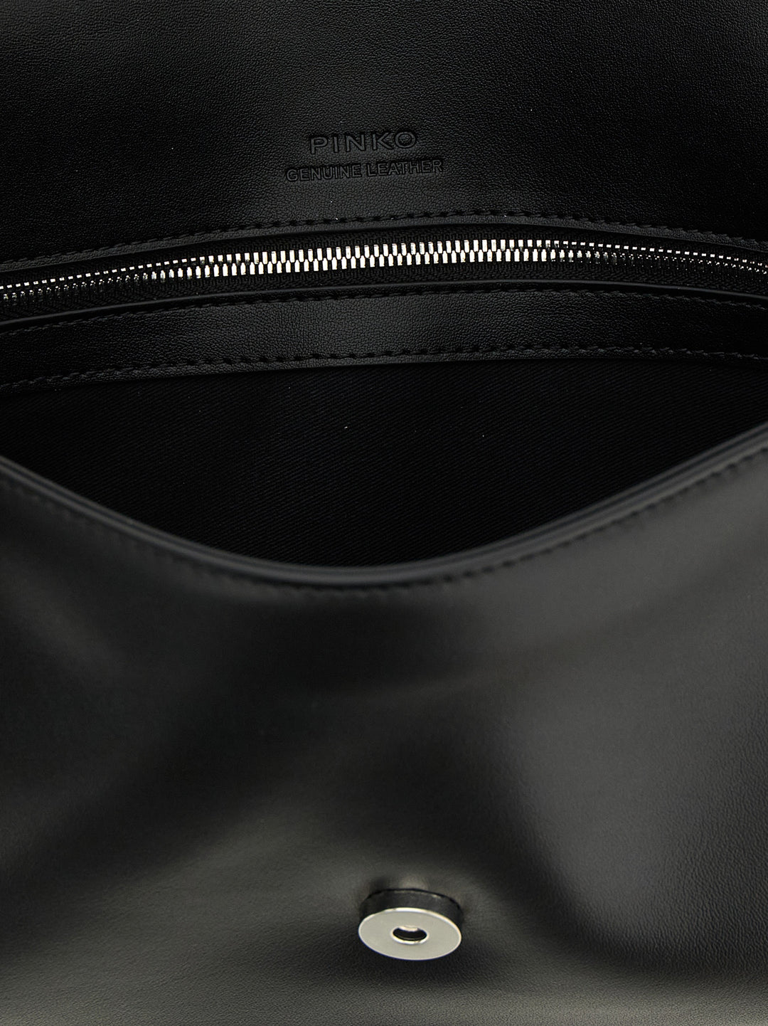 Pinko Love Slouchy Classic Shoulder Bags - Black | 81d6e02fb87cc7737f60f8585610d4e4d1500722
