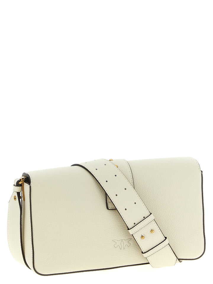 Pinko Love One Classic Crossbody Bags - White | 143cde9e51282fe29d3089b549f5762b26f0d8a3