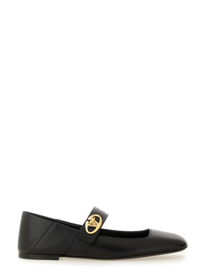 Valentino Garavani Flat Shoes - Black | Wanan Luxury