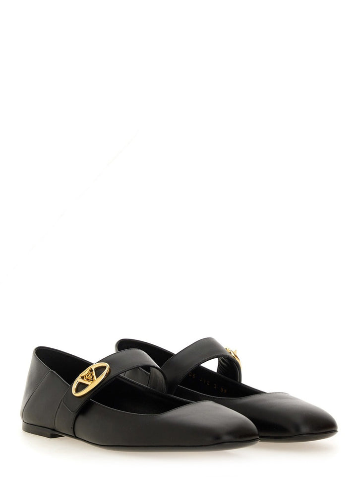 Valentino Garavani Flat Shoes - Black | Wanan Luxury