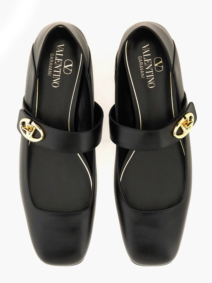 Valentino Garavani Flat Shoes - Black | Wanan Luxury