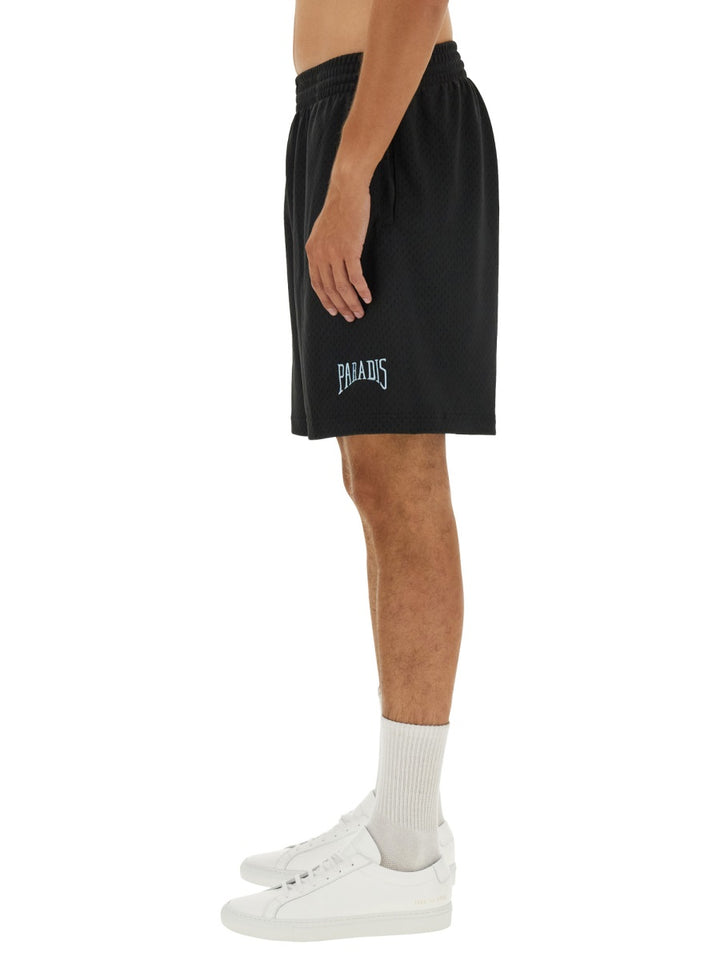 3.PARADIS Shorts - Black | Wanan Luxury