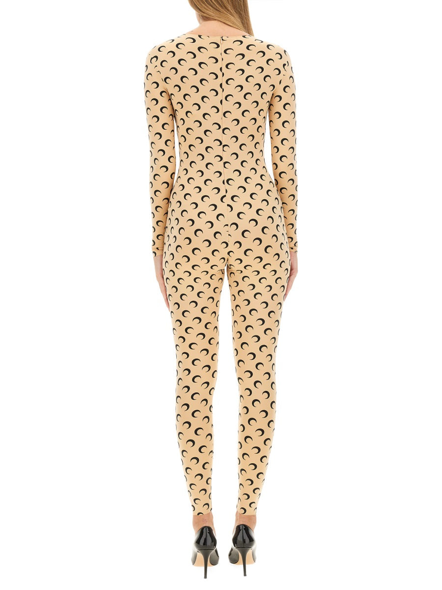 Marine Serre Jumpsuits - Beige | Wanan Luxury