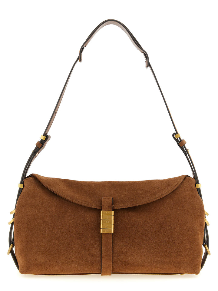 Pinko Saddle Horizontal Shoulder Bags - Brown | 66c61067bfa5da47506b4b152934d41e831bf5cc