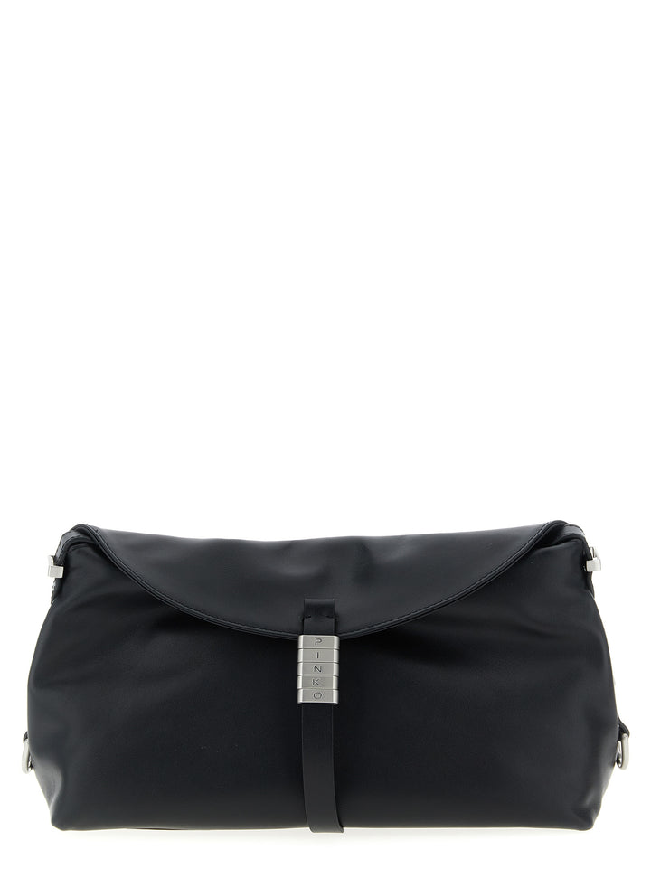 Pinko Saddle Baguette Shoulder Bags - Black | 4020df0ac08b72e520d26814757d1580f15b6a6f