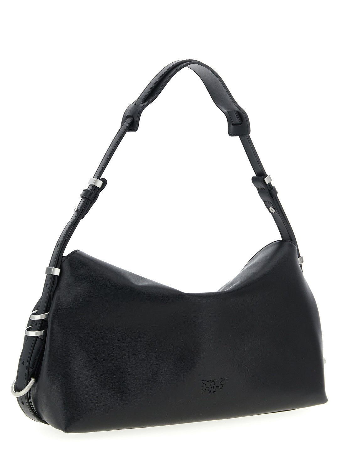 Pinko Saddle Baguette Shoulder Bags - Black | ecee949eb5e391eaf2c48edbdaa41101230035cc