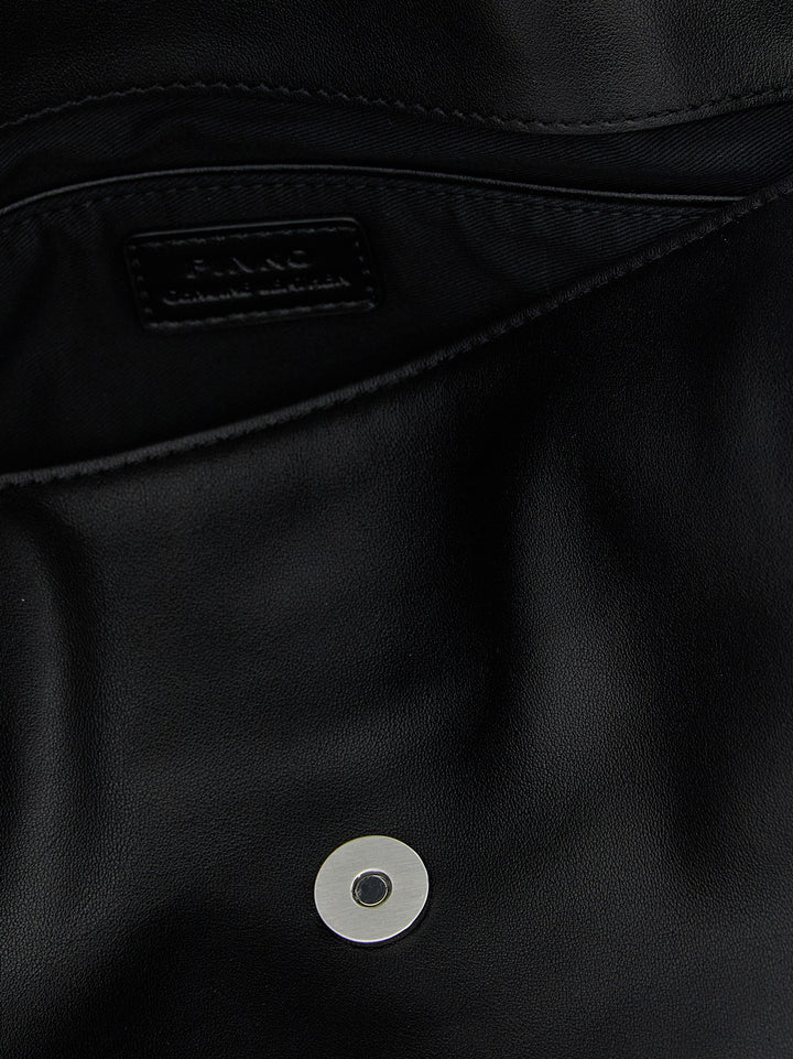 Pinko Saddle Baguette Shoulder Bags - Black | 0b5afb4cd0b9224d01083437d9c0cb9576771159