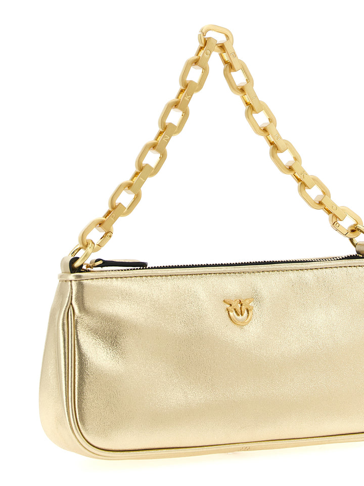 Pinko Half Moon Baguette Crossbody Bags - Gold | 75710bad21ac1d0fbc80b40b503f9baf56060485