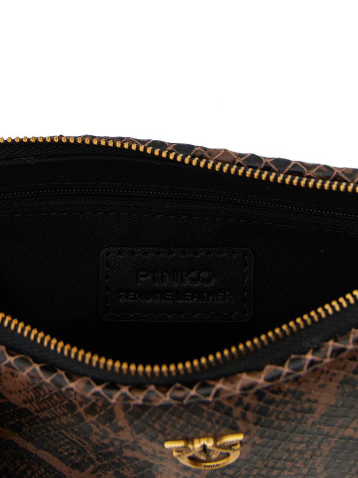 Pinko Love Bag Crossbody Bags - Brown | f8b3f074b6f0005d28fb6e2869a8da90e6c34a62