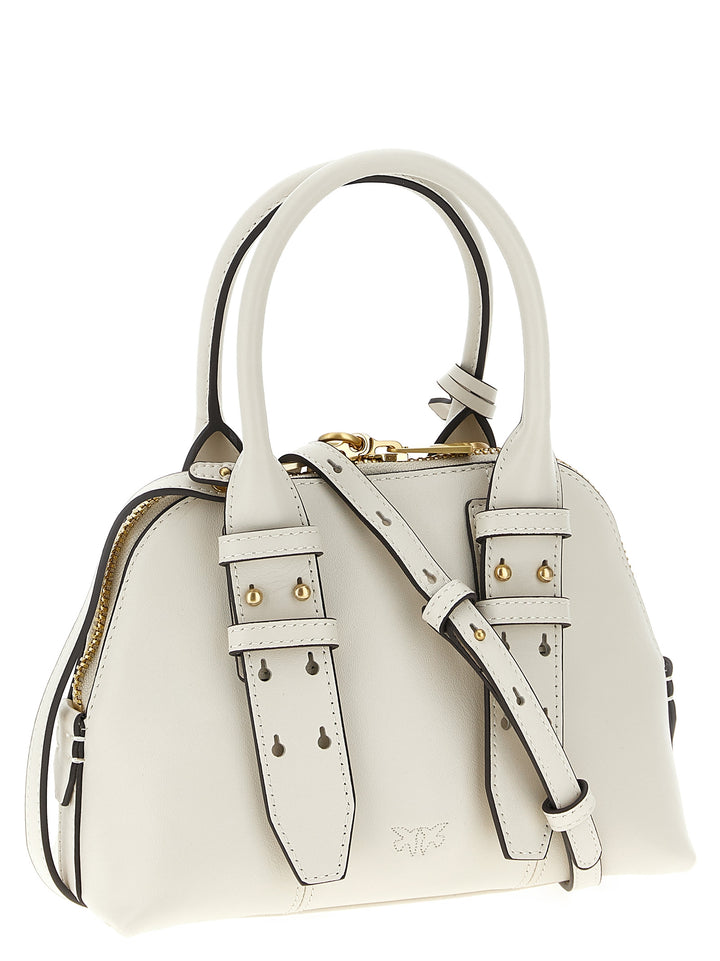 Pinko Mini Escape Hand Bags - White | 7c882aaf9b585bdba728a3ebcb25f8a3f1ebeb39