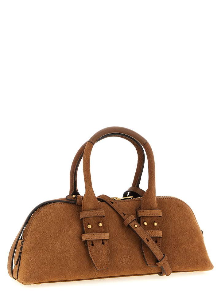 Pinko Bowling Baguette Shoulder Bags - Brown | 2b7f84324596bc84ecfb24cf7001ad2b96bf6734