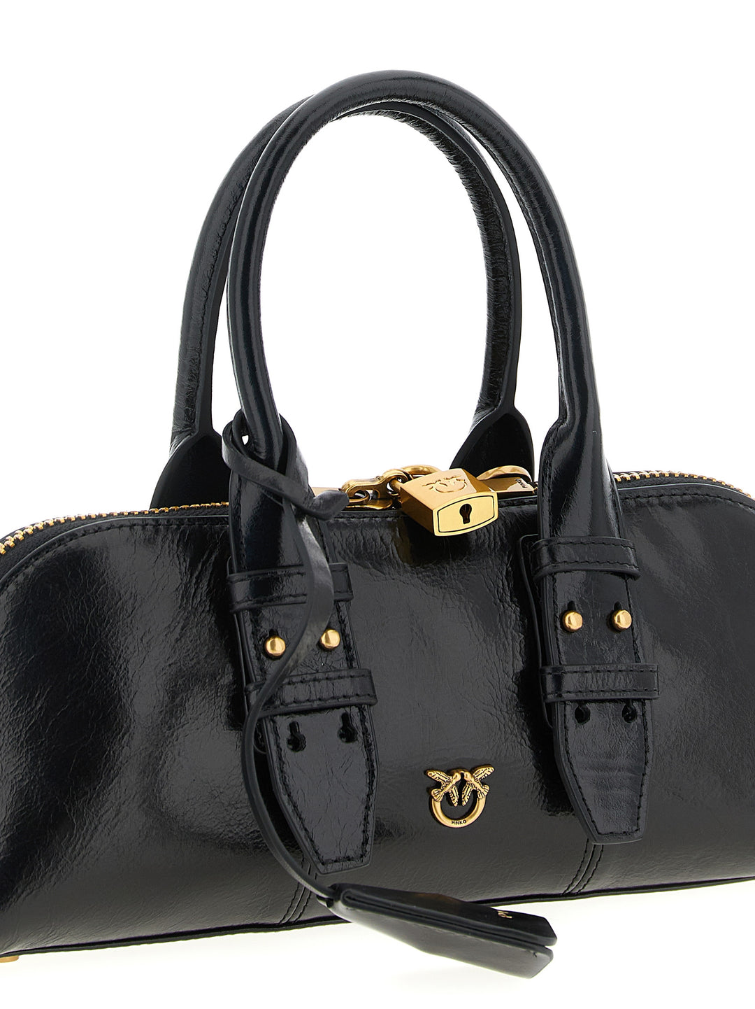 Pinko Escape Baguette Hand Bags - Black | 6a8633f9f4691d74b4babf4527691559e2e07562