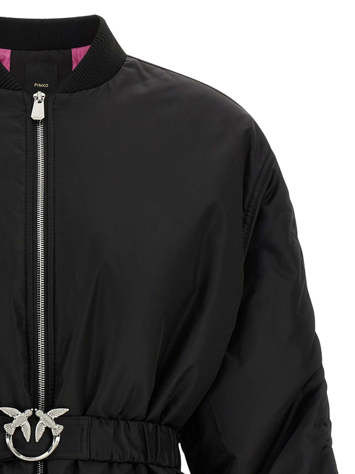Pinko Bacon Puffer Jackets - Black | 0c4c11512743241ea0b64a5c7b239a0fc45441fc