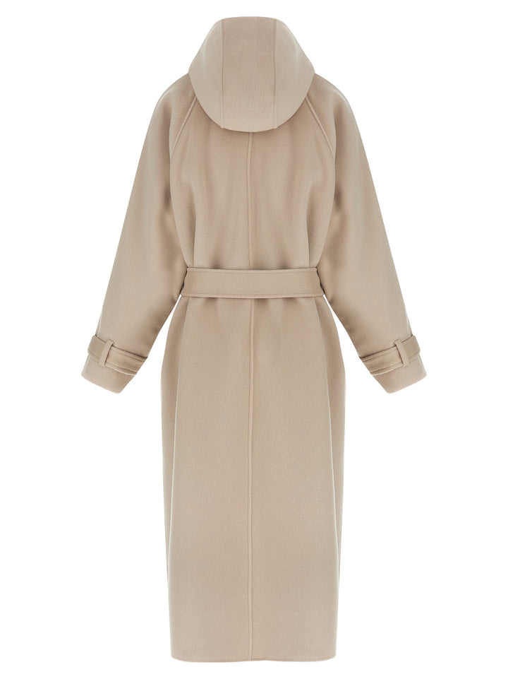 Pinko Cartoccio Coats and Trench Coats - Beige | 2b80ff0248f58a5051e005ca18281dc2c26d24b9