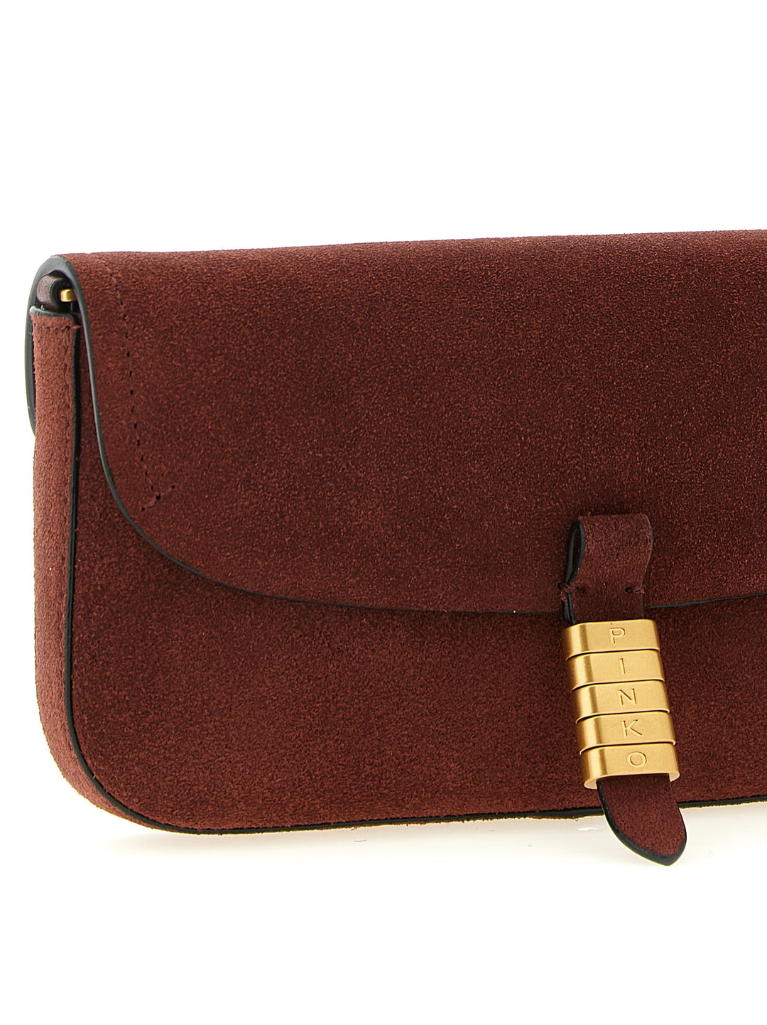 Pinko Saddle Flat Shoulder Bags - Bordeaux | e8bd0f8099ac93d9009c174fee6b903994256855