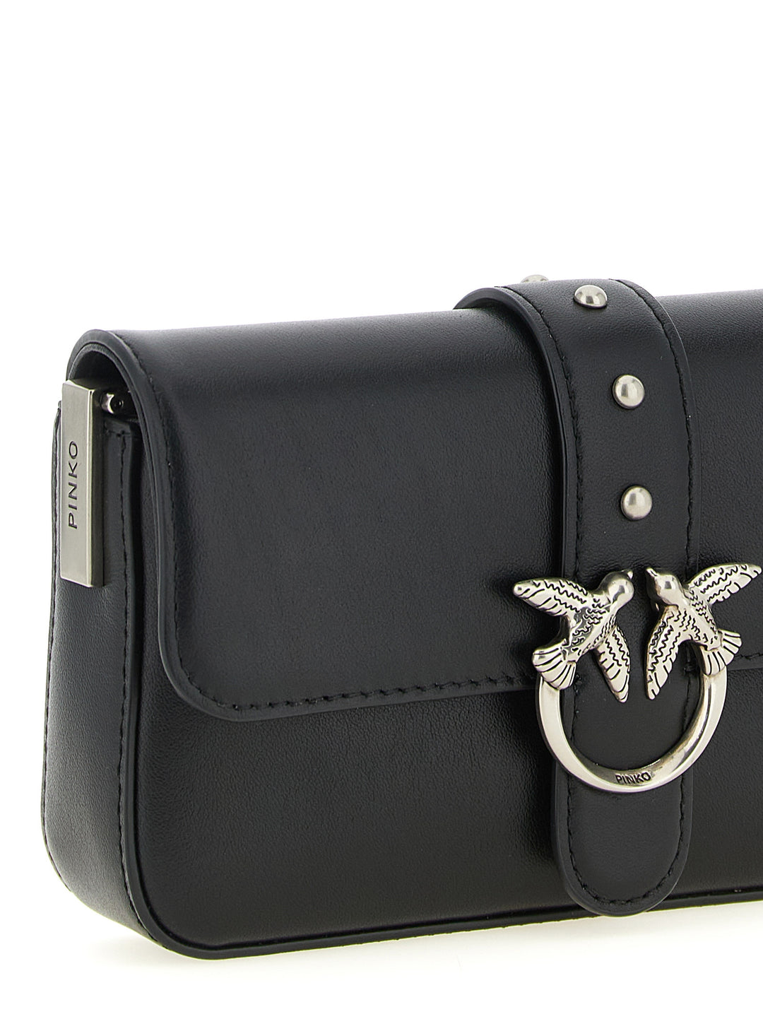 Pinko Love One Slouchy Baby Crossbody Bags - Black | f0f3432c23e0cbacc939c46ba7e6b050b67e807e