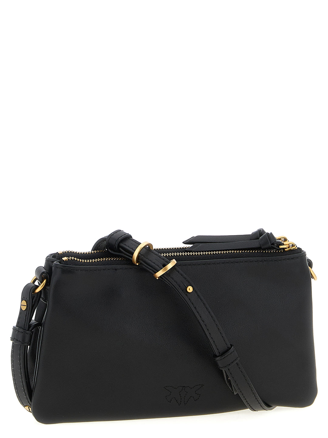 Pinko Double Crossbody Bags - Black | 821c3d0aa4aaeb2bbf7a640856301ebcc630bbbd