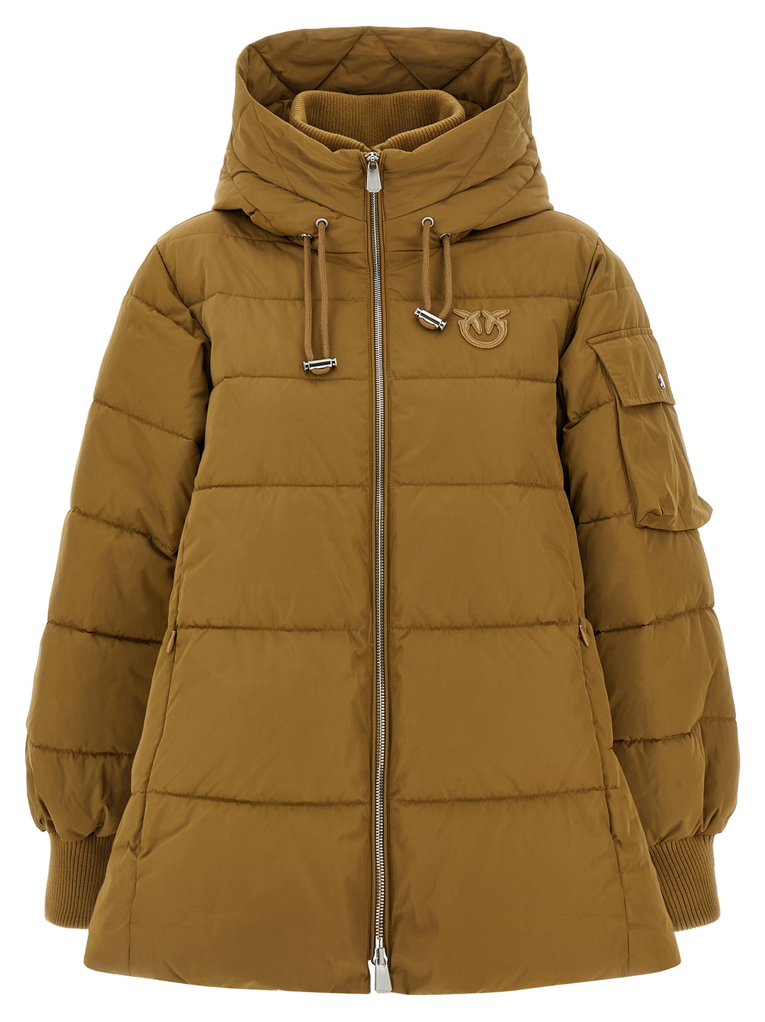 Pinko Crusca Puffer Jackets - Beige | 9222d96c71451da941dd0f0a81108ee8407488ed