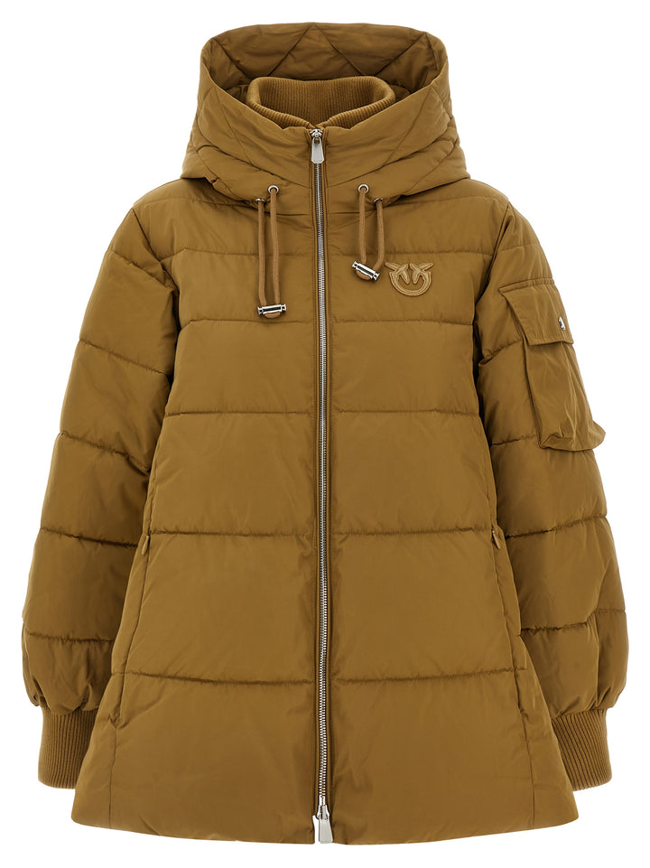 Pinko Crusca Puffer Jackets - Beige | 9222d96c71451da941dd0f0a81108ee8407488ed