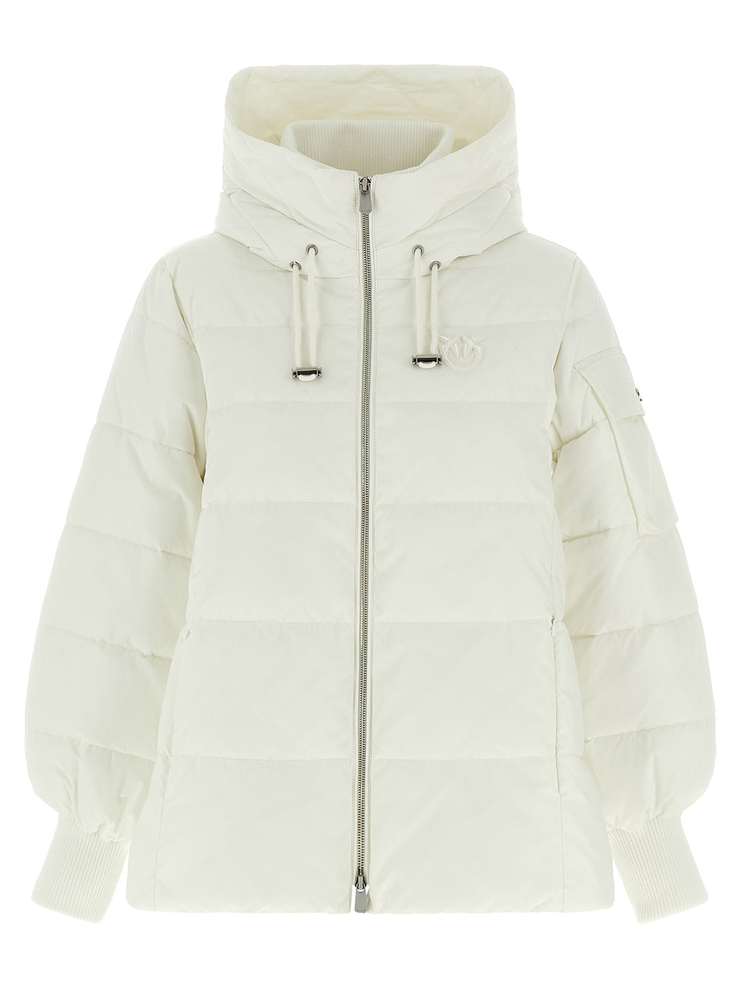 Pinko Crusca Puffer Jackets - White | d210f26d4abc808d08eb1a42392b5ce0f1c7c68d