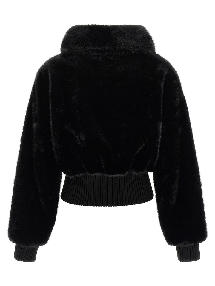 Pinko Bagels Fur - Black | 02182251fea6a97cb2bd23846a38f54d8d3bd87a