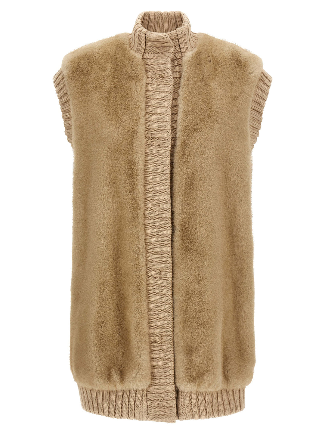 Pinko Genovese Fur - Beige | 55e296d977f74a2df01166daeb15985fd001efa8