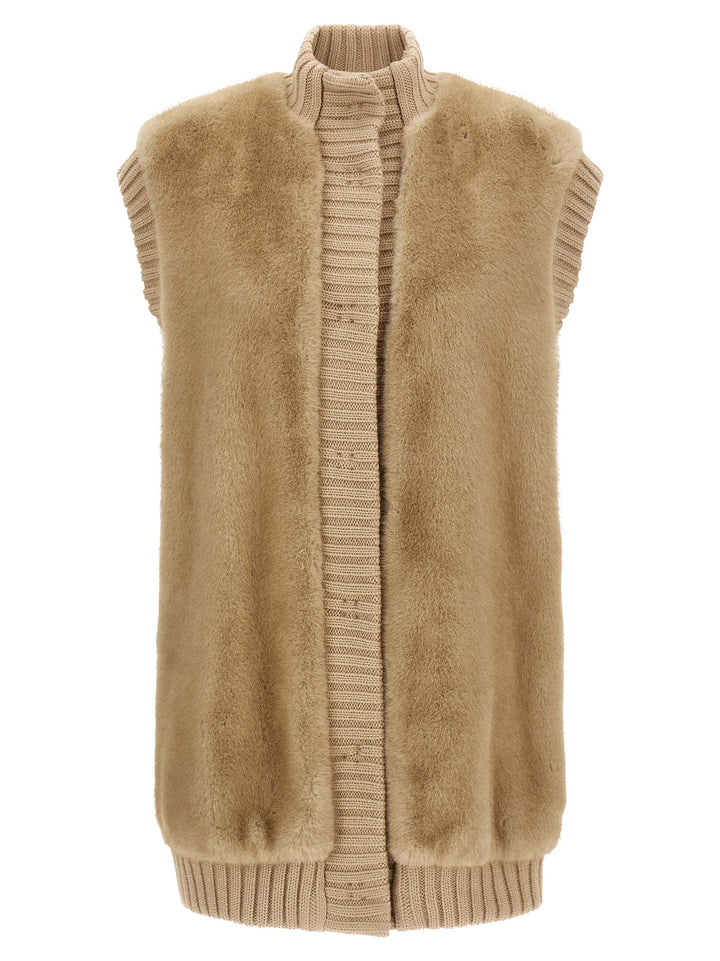 Pinko Genovese Fur - Beige | 55e296d977f74a2df01166daeb15985fd001efa8