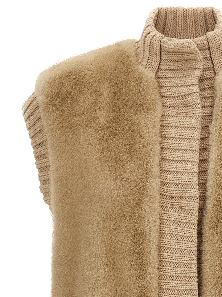 Pinko Genovese Fur - Beige | 1ef13f205de59408d7c463f7d573b0bb15305303