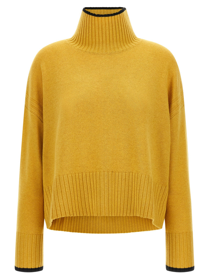 Pinko Turtle-Neck Sweater Sweaters and Cardigans - Yellow | 5457a1c650a06704f09ccce22e8f5231cd936e35