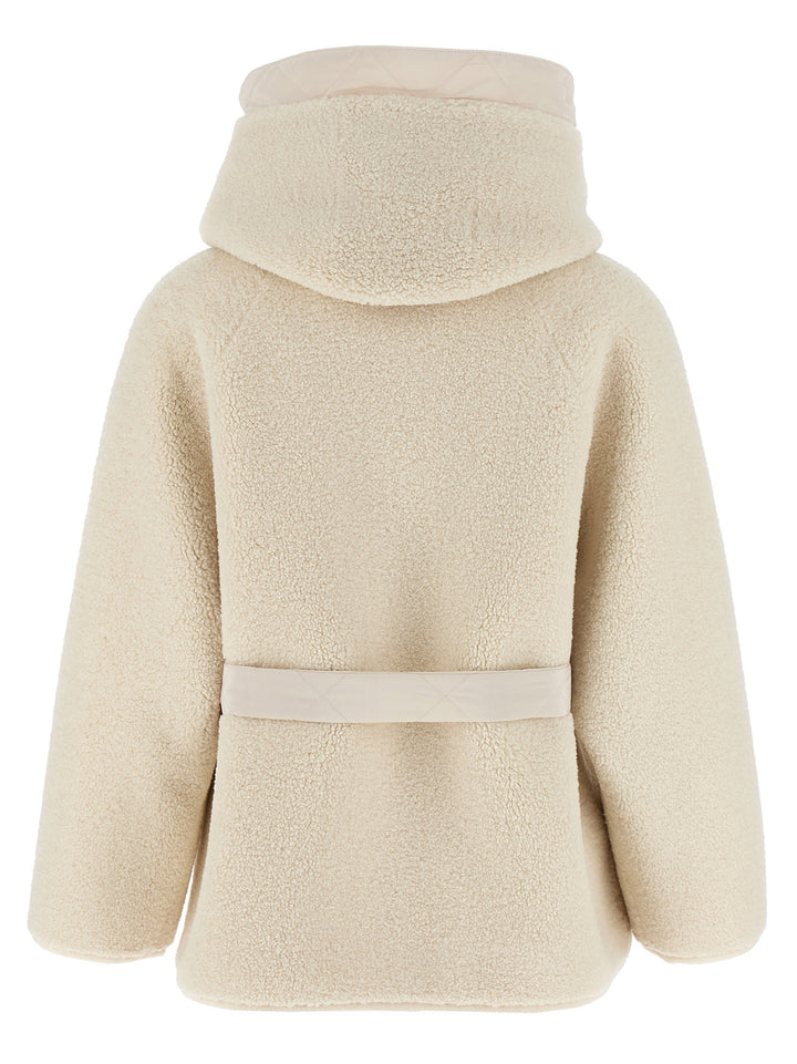 Pinko Capperi Puffer Jackets - White | 693d857716e1077093eab0783fe57e62fffc5061