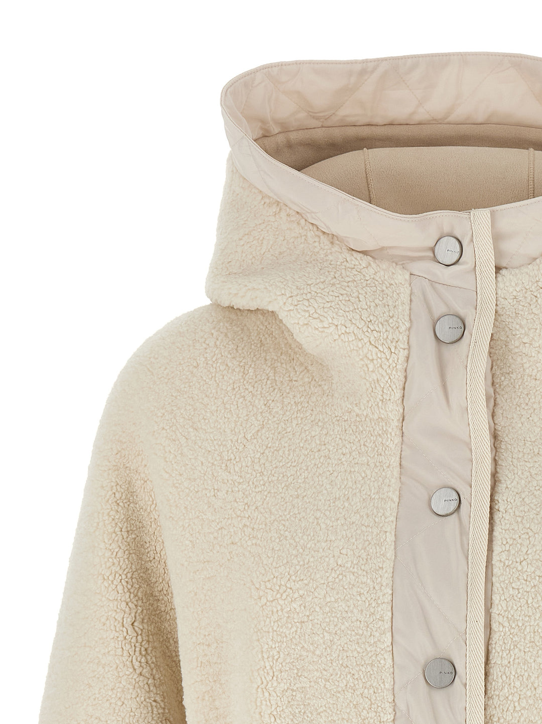 Pinko Capperi Puffer Jackets - White | d0d30d77178bc6344e4f95009ef0622d632ec535