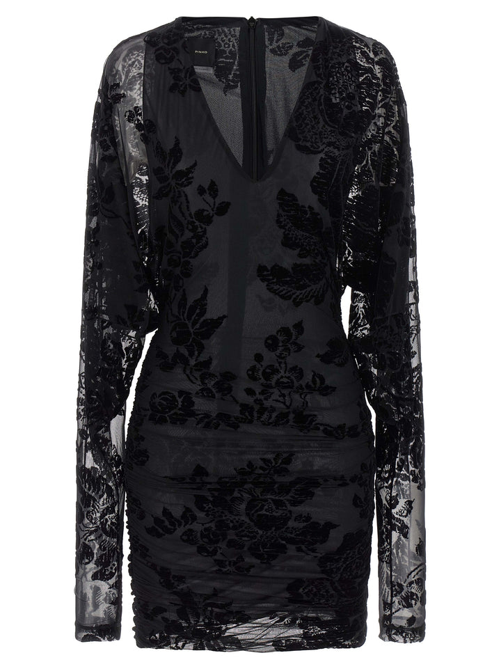 Pinko Roulette Dresses - Black | 7b92a27ab654afad8910fa974ad52396d88fbeff
