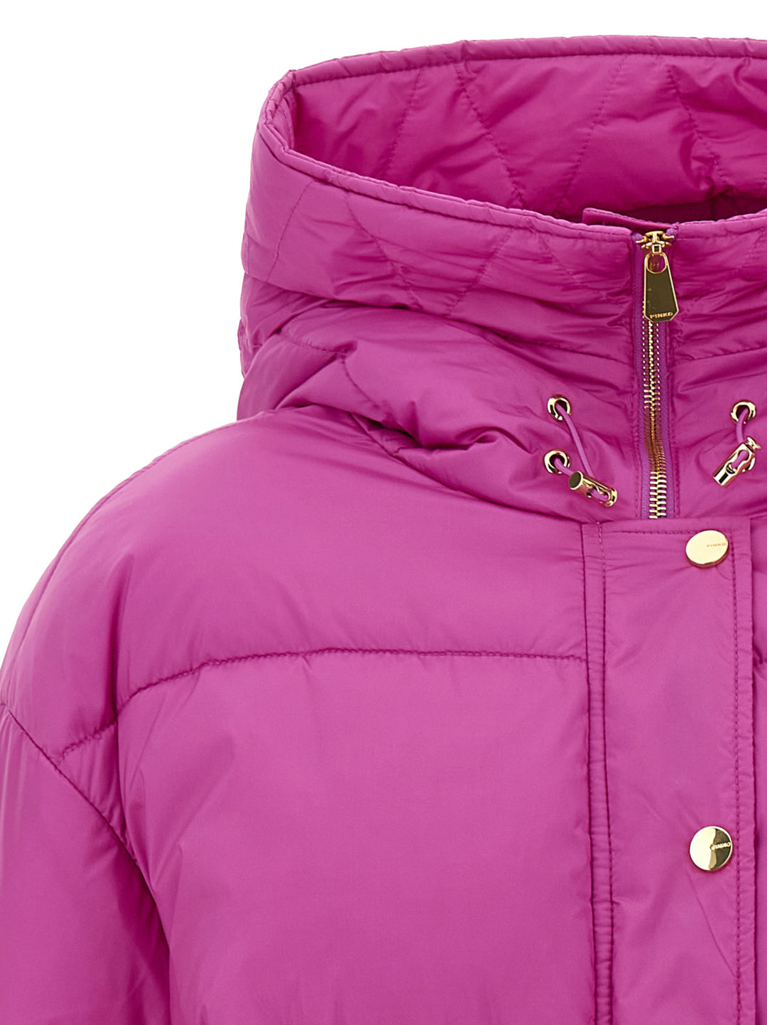 Pinko Impasto Puffer Jackets - Purple | d6d847ed6c08248ab2b24dbb0fefcdee793926c2