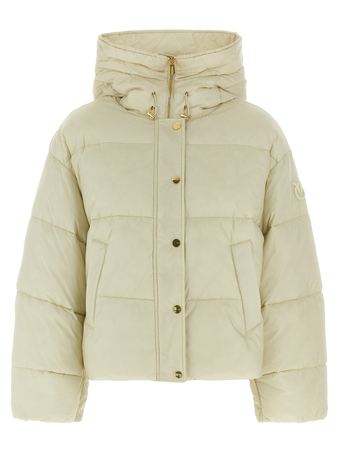 Pinko Impasto Puffer Jackets - White | 3b17aafe0646266ed580692a2423c93b4c39c191