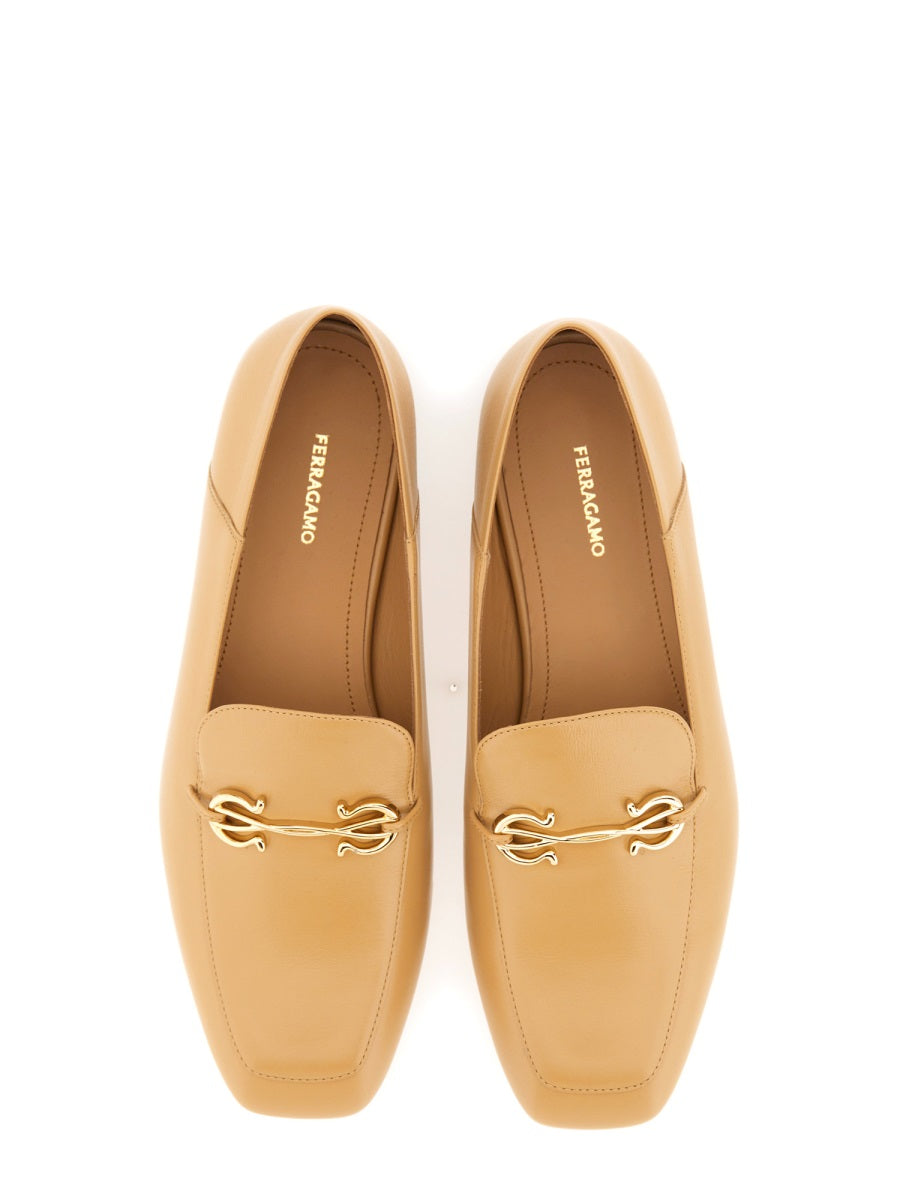 Ferragamo Flat Shoes - Beige | Wanan Luxury