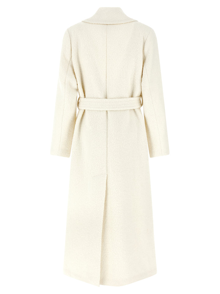 Pinko Cerfoglio Coats and Trench Coats - White | 798f07f2e738f0bebebad02f860b0cf0b69e234b