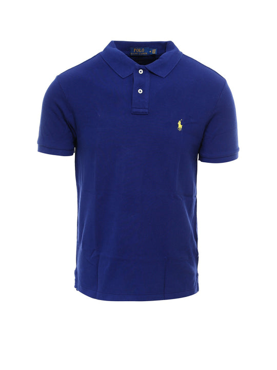 Cotton Polo Shirt With Embroidered Logo