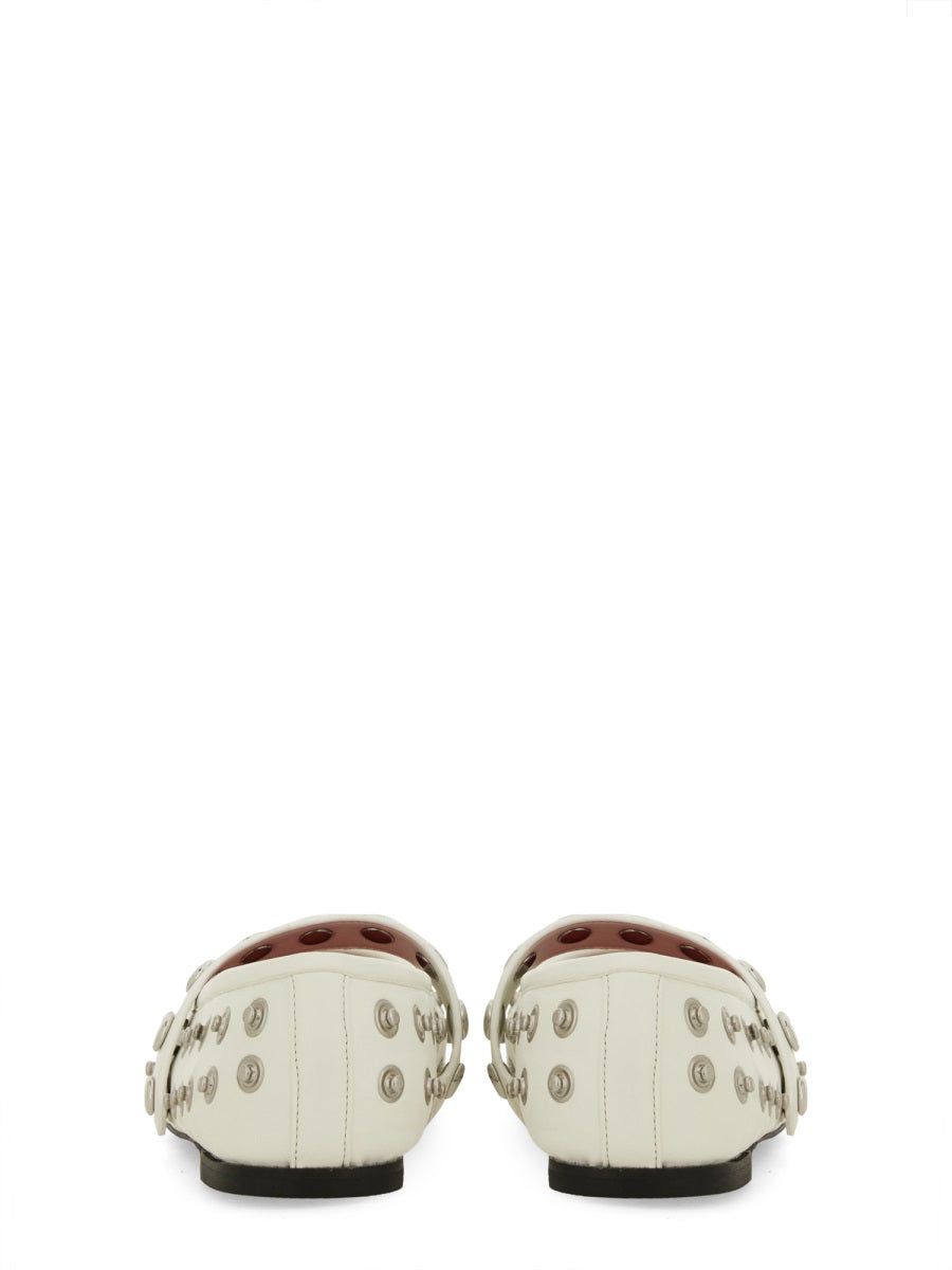 Stella McCartney Flat Shoes - White | Wanan Luxury
