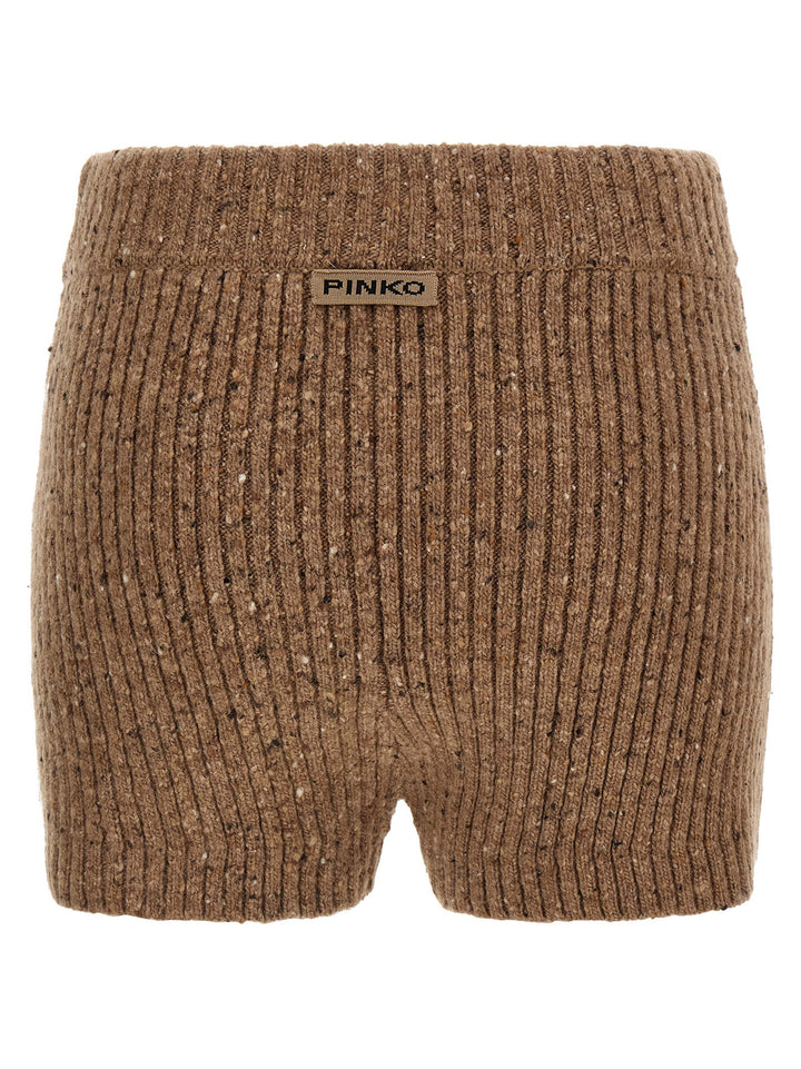 Pinko Wool Shorts Bermuda and Short - Beige | e190e0eb902ec62ded907800d21dbfa2c053c295