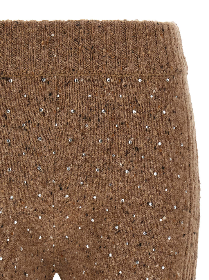 Pinko Wool Shorts Bermuda and Short - Beige | e318e9b904941450e0ddd57c9cad0e49395bc5ff
