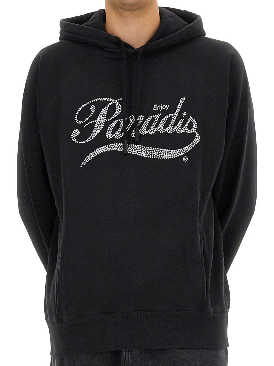 3.PARADIS Sweatshirts - Black | Wanan Luxury