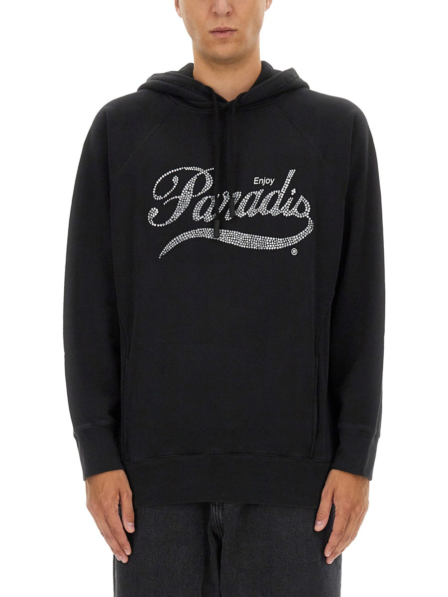 3.PARADIS Sweatshirts - Black | Wanan Luxury