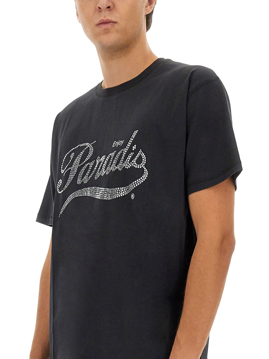 3.PARADIS T shirts - Black | Wanan Luxury