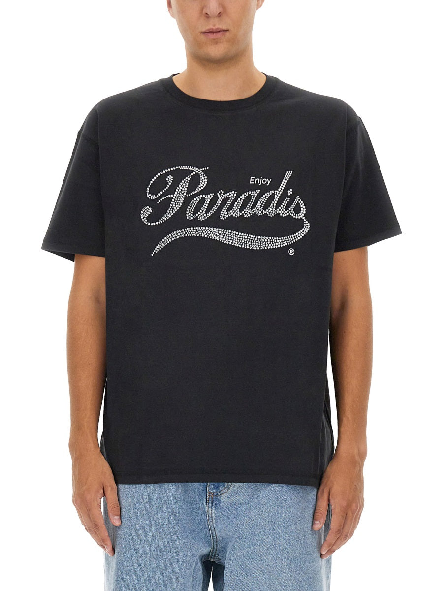 3.PARADIS T shirts - Black | Wanan Luxury