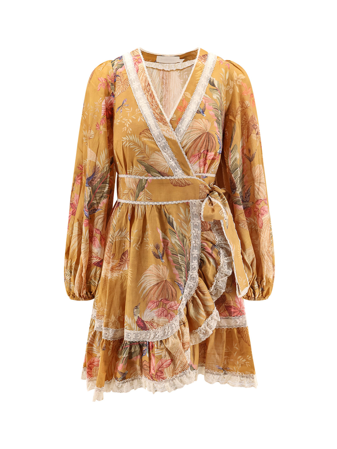 Zimmermann Dresses Mustard Palm Floral | Wanan Luxury Zimmermann Dresses Mustard Palm Floral | Wanan Luxury