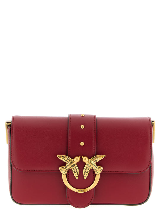 Mini Love Slouchy Shoulder Bags Red