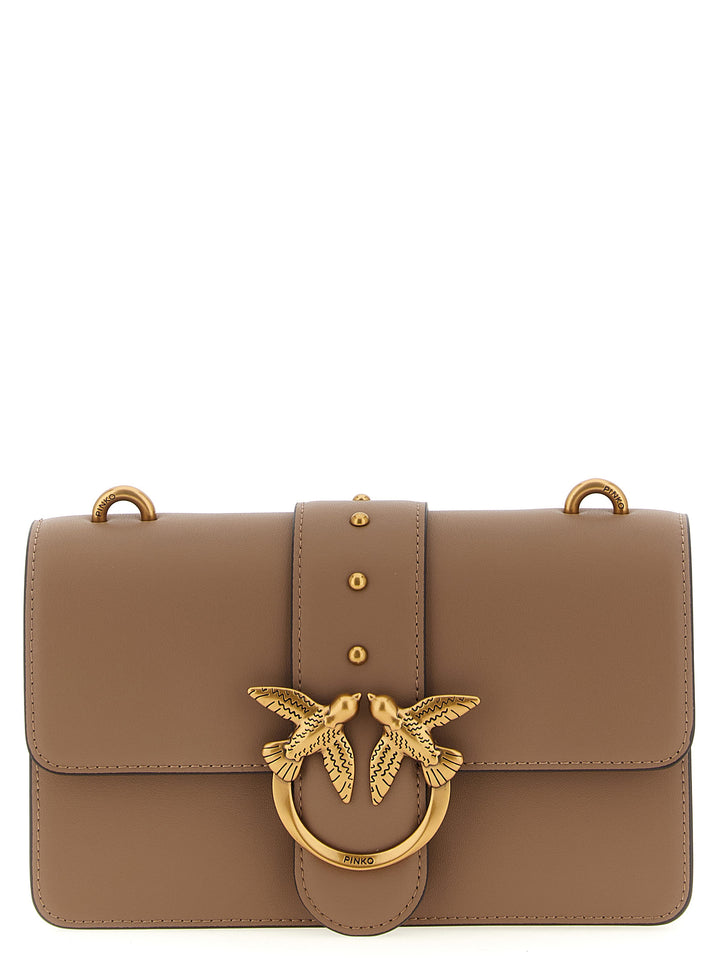 Pinko Love One Mini Crossbody Bags - Beige | ee02808b11e8846dc276c0b881aa3bc7df277c57