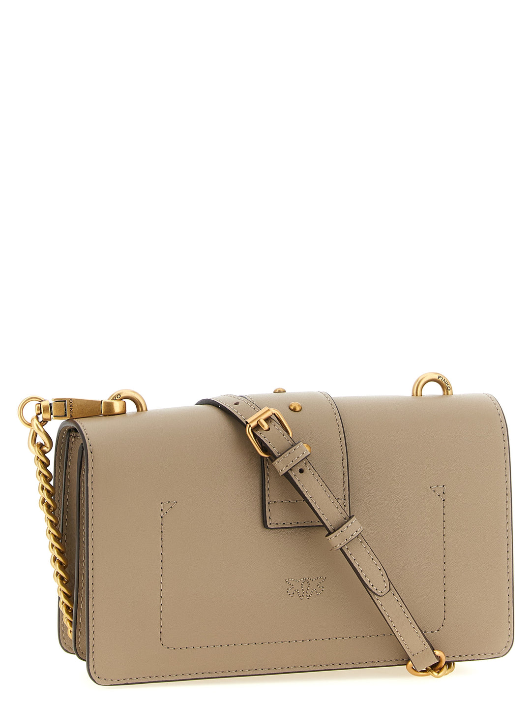 Pinko Love One Crossbody Bags - Gray | 08f24d62b966ec6f7710ae22a73c77119b51aeeb